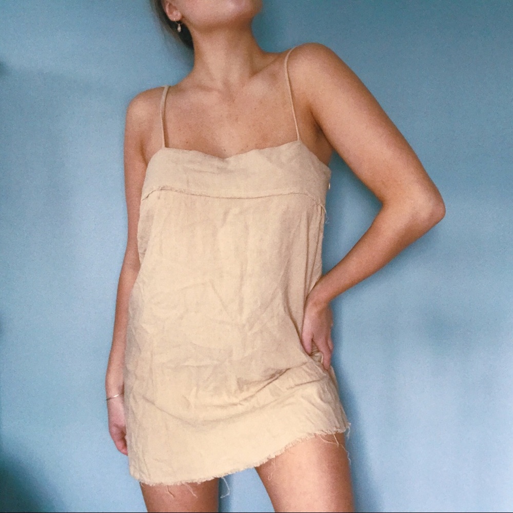 Tan dress